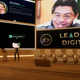 Microsoft’s Kence Anderson on the virtual stage at PepsiCo’s conference.
